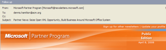 Microsoft Partner Program offers weekly Newsletters
